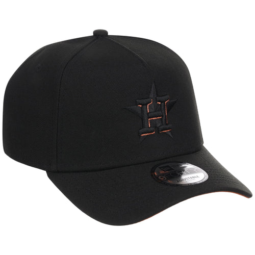 Houston Astros MLB Black x Rust FASHION CORE New Era 9FORTY A-Frame