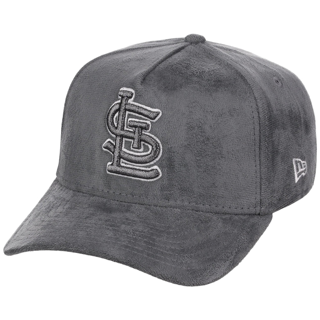 St. Louis Cardinals MLB Gray x Suede FASHION CORE New Era 9FORTY A-Frame