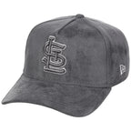 St. Louis Cardinals MLB Gray x Suede FASHION CORE New Era 9FORTY A-Frame