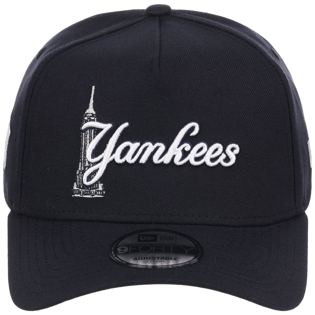 New York Yankees Empire Script New Era 9FORTY A-Frame