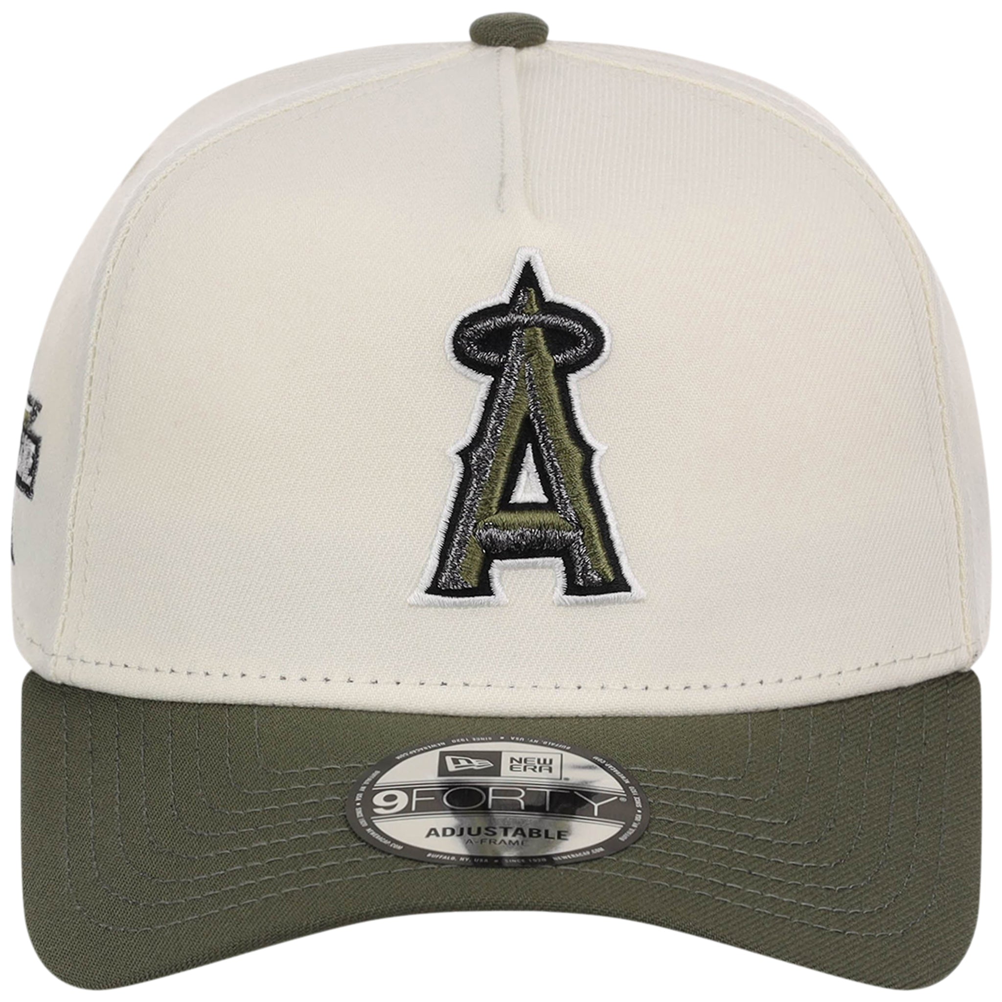 Los Angeles Angels MLB Chrome Olive New Era 9FORTY
