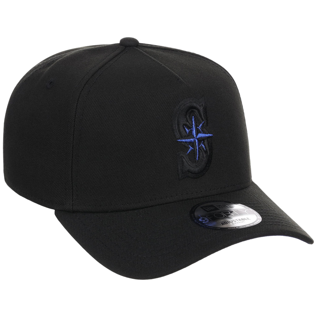 Seattle Mariners MLB Black x Royal FASHION CORE New Era 9FORTY A-Frame