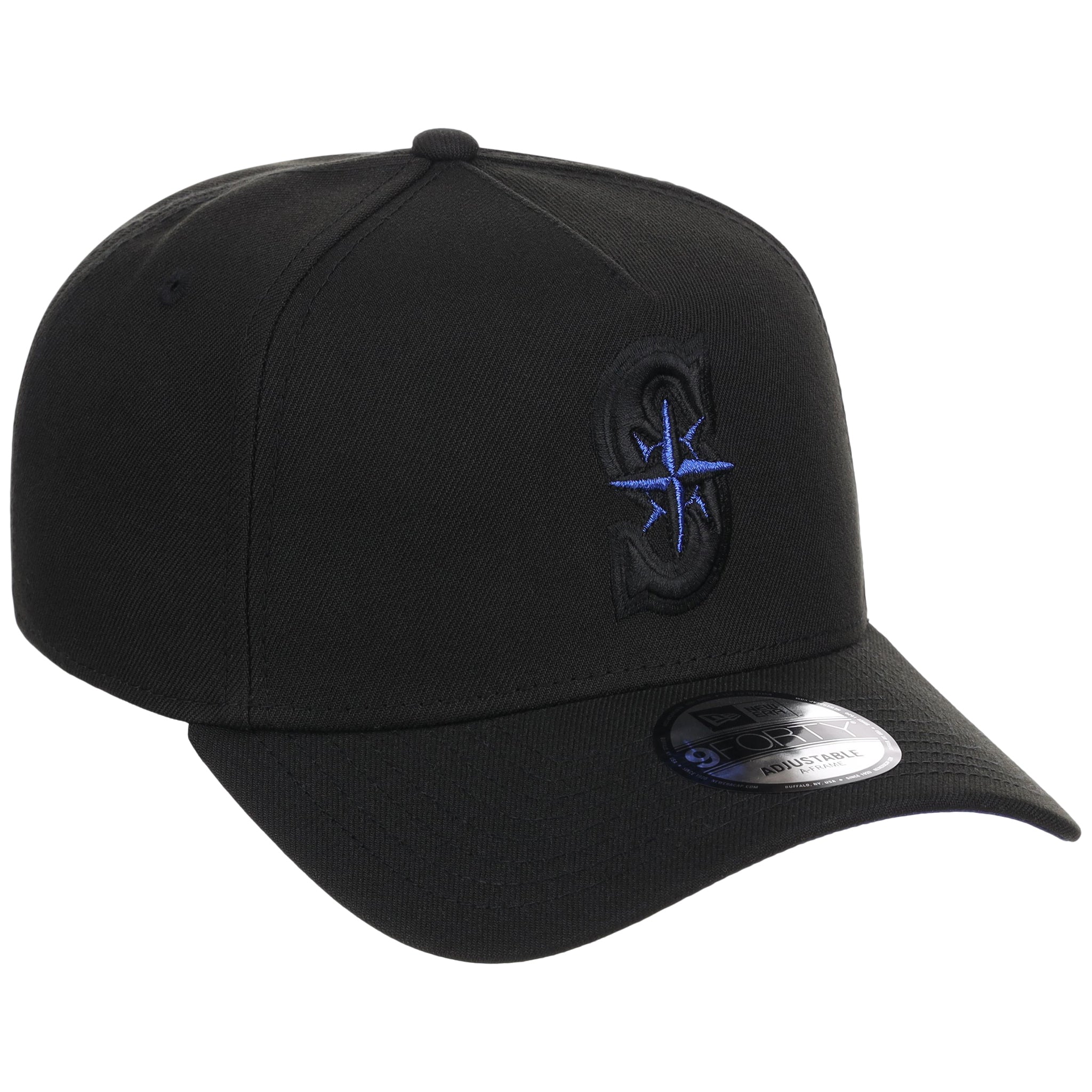 Seattle Mariners MLB Black x Royal FASHION CORE New Era 9FORTY A-Frame