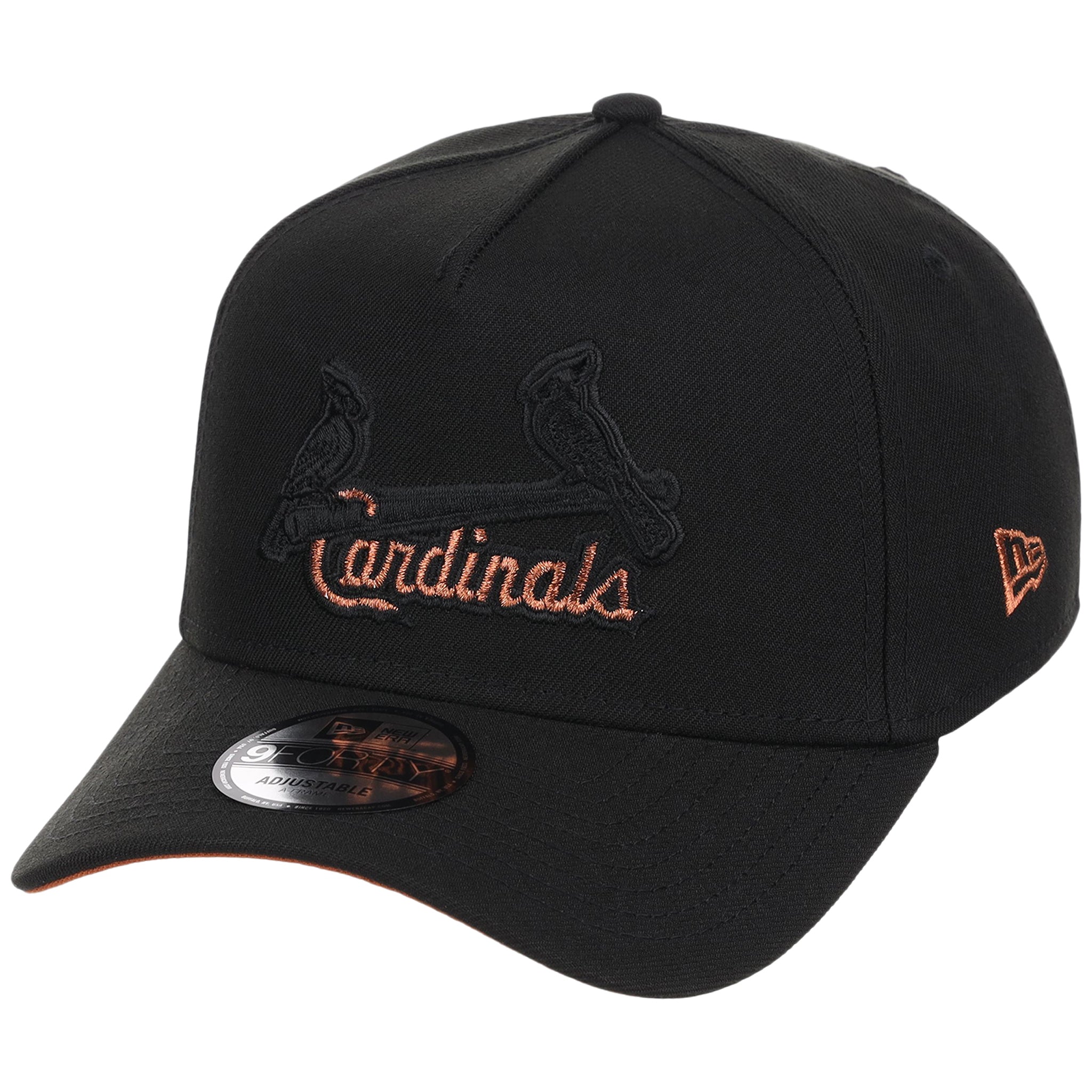 St. Louis Cardinals MLB Black x Rust FASHION CORE New Era 9FORTY A-Frame