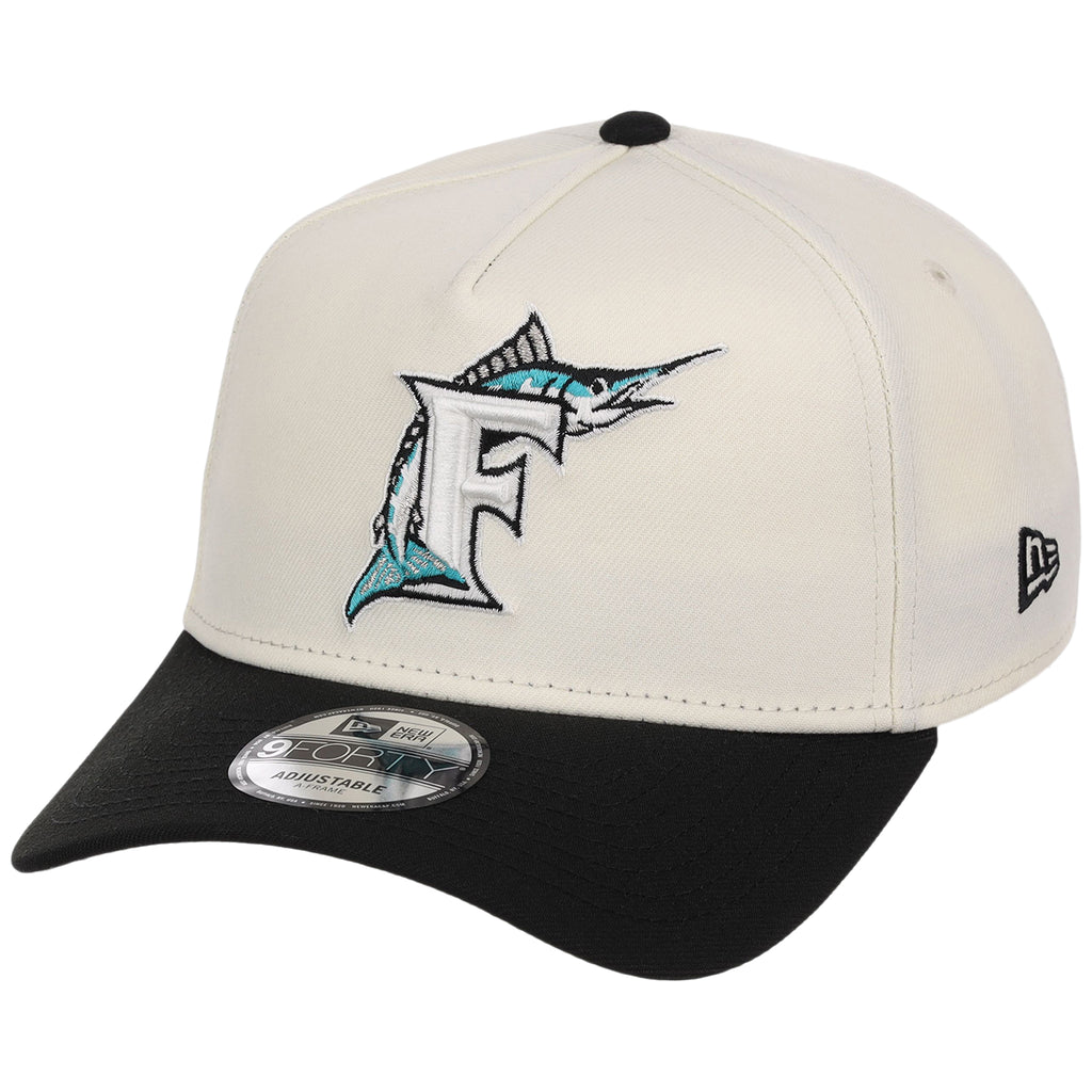 Miami Marlins MLB Chrome OTC Pop FASHION CORE New Era 9FORTY A-Frame