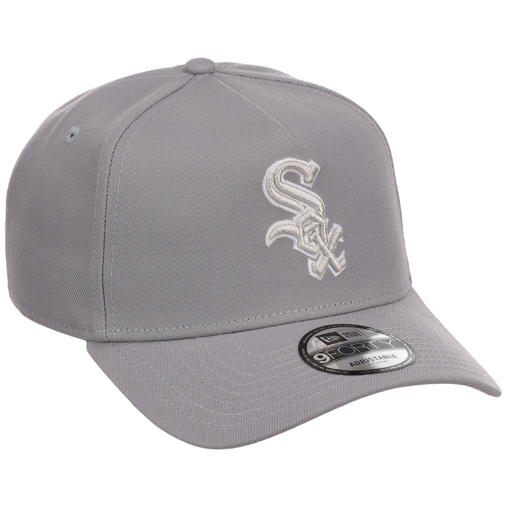 Chicago White Sox MLB Gray x White FASHION CORE New Era 9FORTY A-Frame