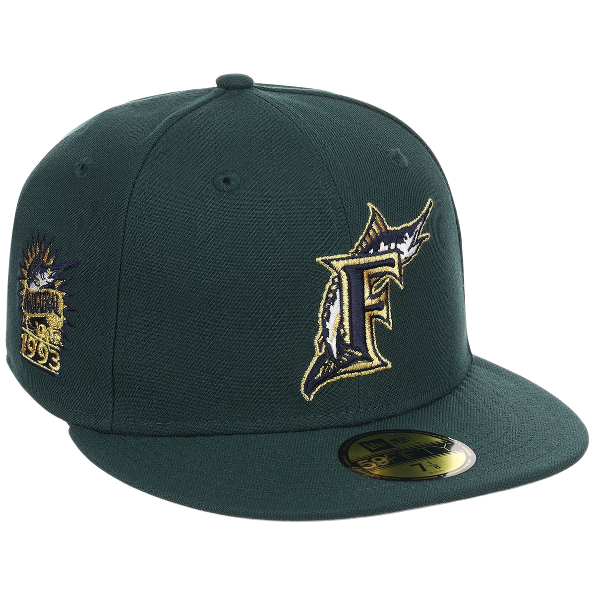 Florida Marlins MLB Navy Greens New Era 59FIFTY