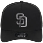 San Diego Padres MLB Liquid Titanium New Era 9FORTY A-Frame