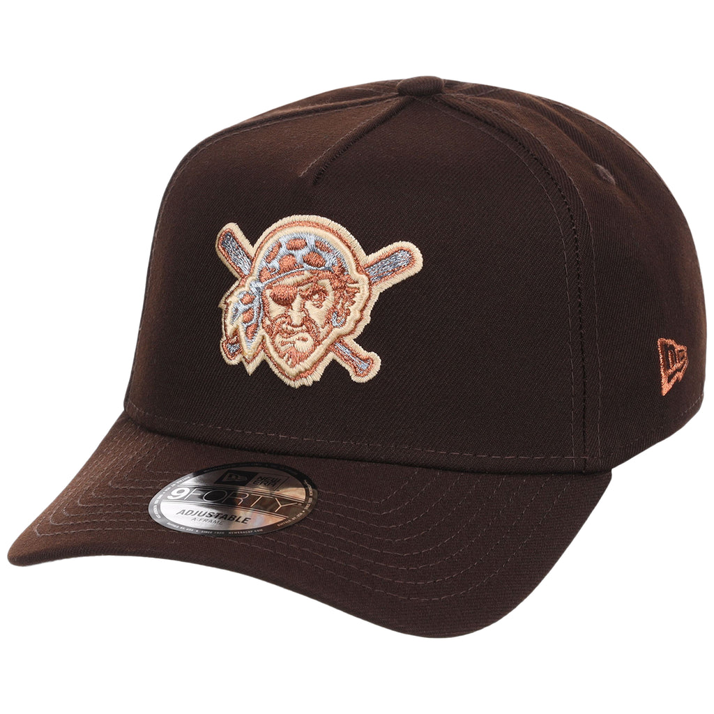 Pittsburgh Pirates MLB Frosted Bark New Era 9FORTY A-Frame