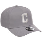 Cleveland Indians MLB Gray x White FASHION CORE New Era 9FORTY A-Frame