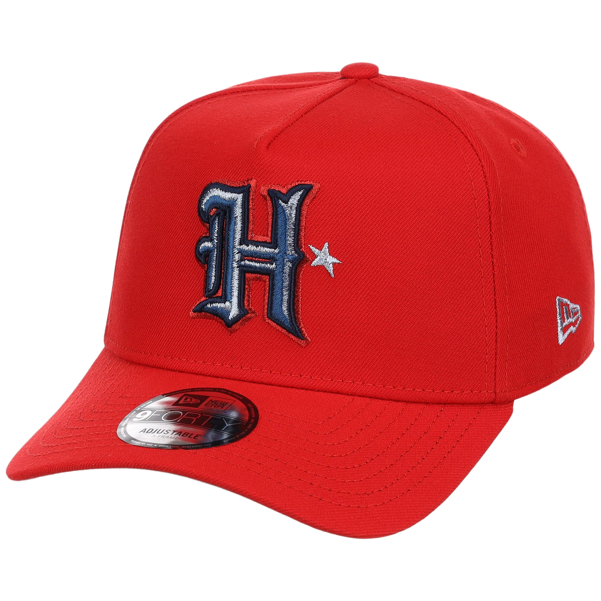 Houston Texans 'H' (Red/Red) Houston Crown the City New Era 9FORTY A-Frame