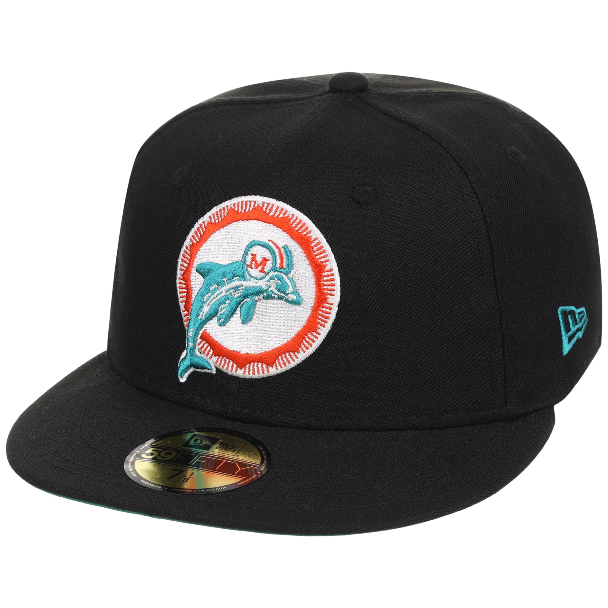 Miami Dolphins NFL Black Dome New Era 59FIFTY