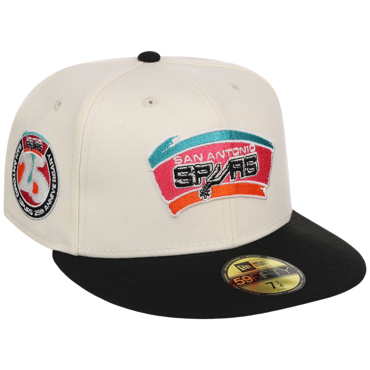 San Antonio Spurs NBA Chrome OTC New Era 59FIFTY (Chrome/Black)