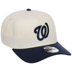 Washington Nationals MLB Chrome x Navy FASHION CORE New Era 9FORTY A-Frame