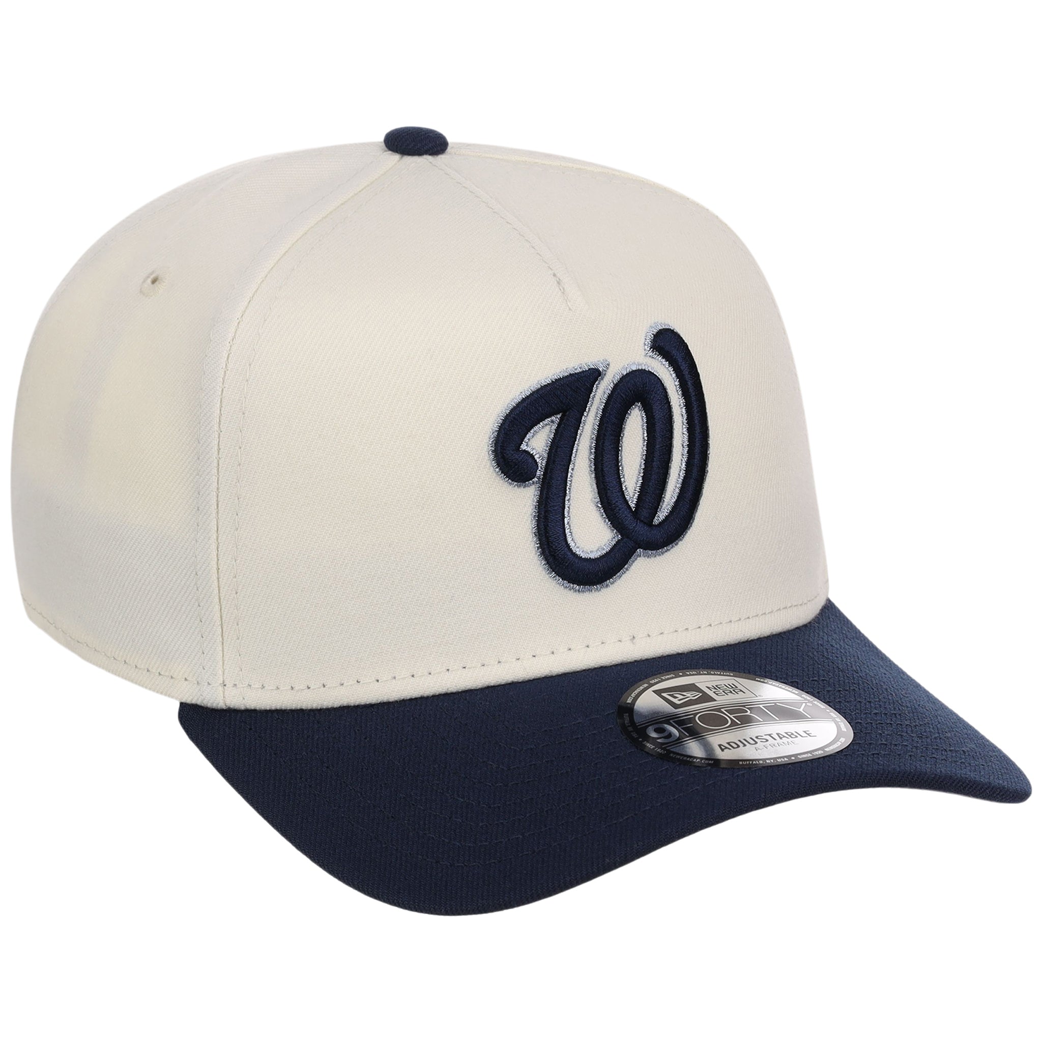 Washington Nationals MLB Chrome x Navy FASHION CORE New Era 9FORTY A-Frame