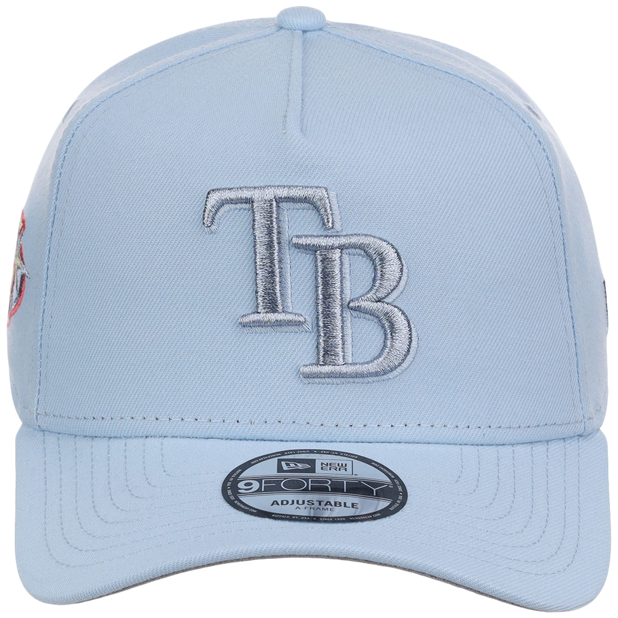Tampa Bay Rays MLB Glacial Blue New Era 9FORTY A-Frame