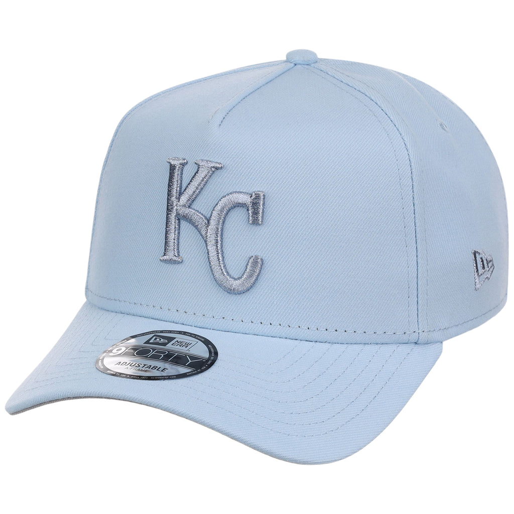 Kansas City Royals MLB Glacial Blue New Era 9FORTY A-Frame