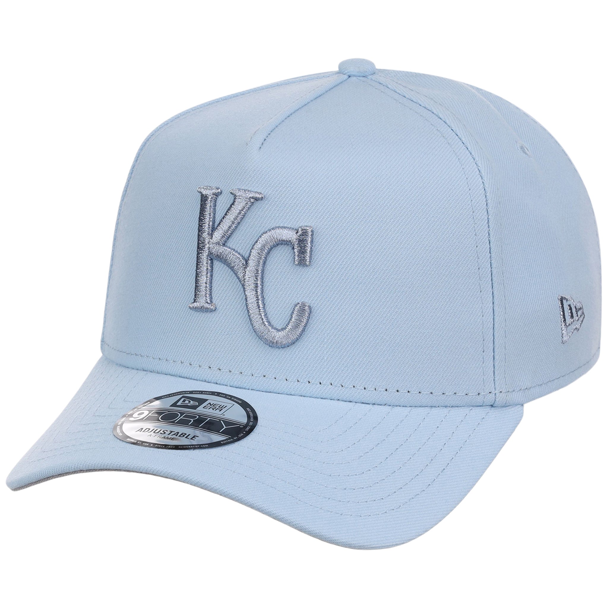 Kansas City Royals MLB Glacial Blue New Era 9FORTY A-Frame