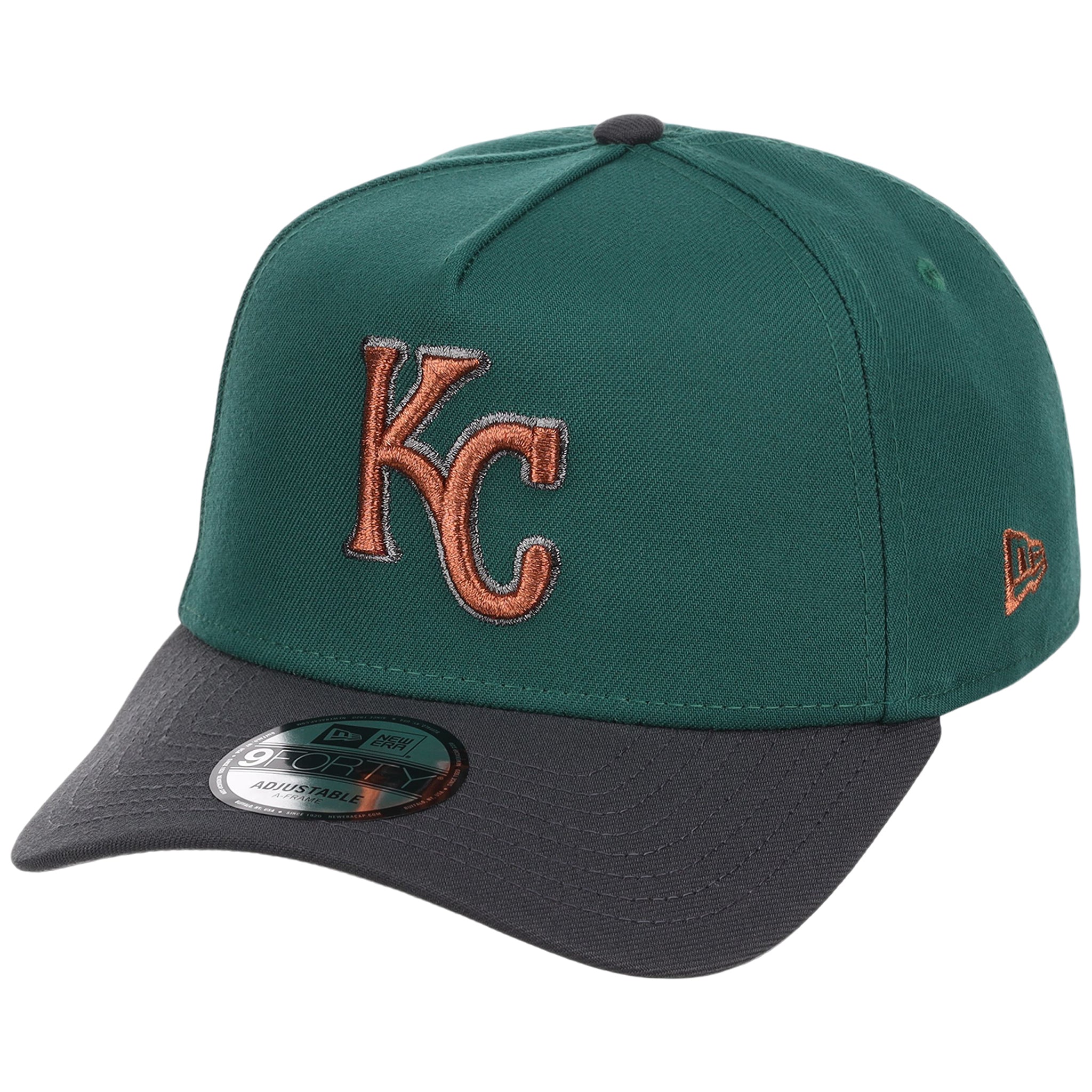 Kansas City Royals MLB Emerald Graphite New Era 9FORTY