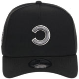 Chicago Cubs MLB Flipmode 2.0 Liquid Titanium New Era 9FORTY A-Frame (Black/Black/Gray)