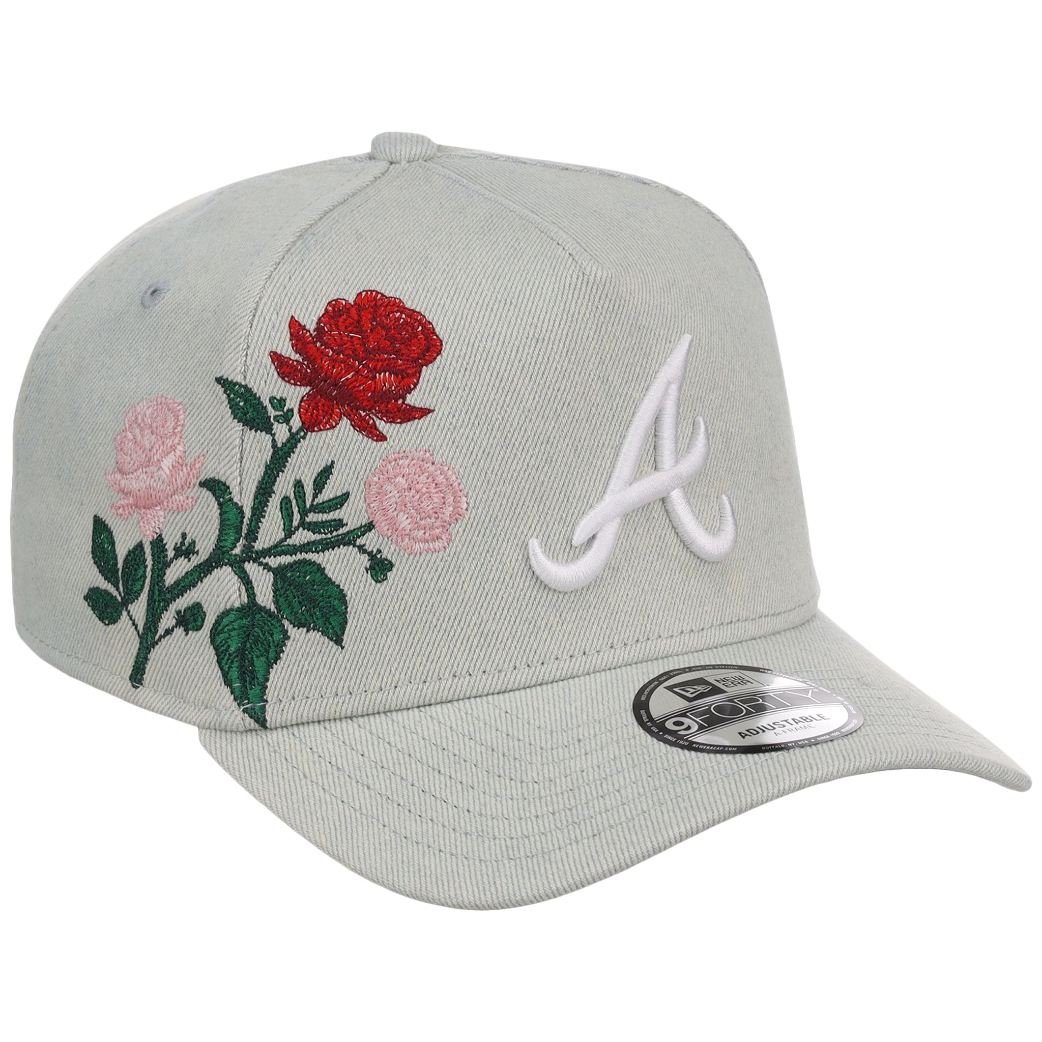 Atlanta Braves MLB Denim Flower New Era 9FORTY