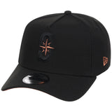 Seattle Mariners MLB Black x Rust FASHION CORE New Era 9FORTY A-Frame