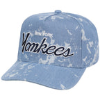 New York Yankees MLB Acid Wash Mitchell & Ness Pro Pinch