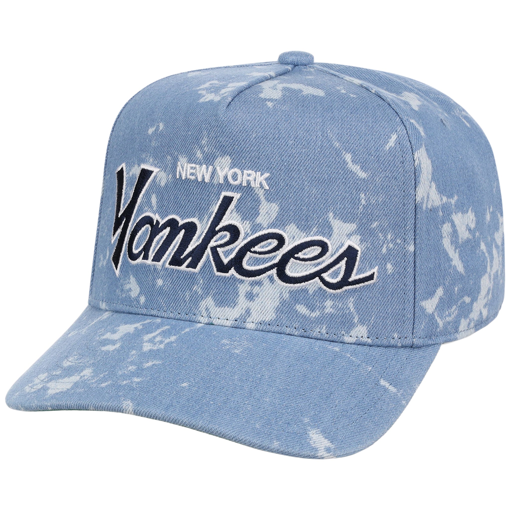 New York Yankees MLB Acid Wash Mitchell & Ness Pro Pinch