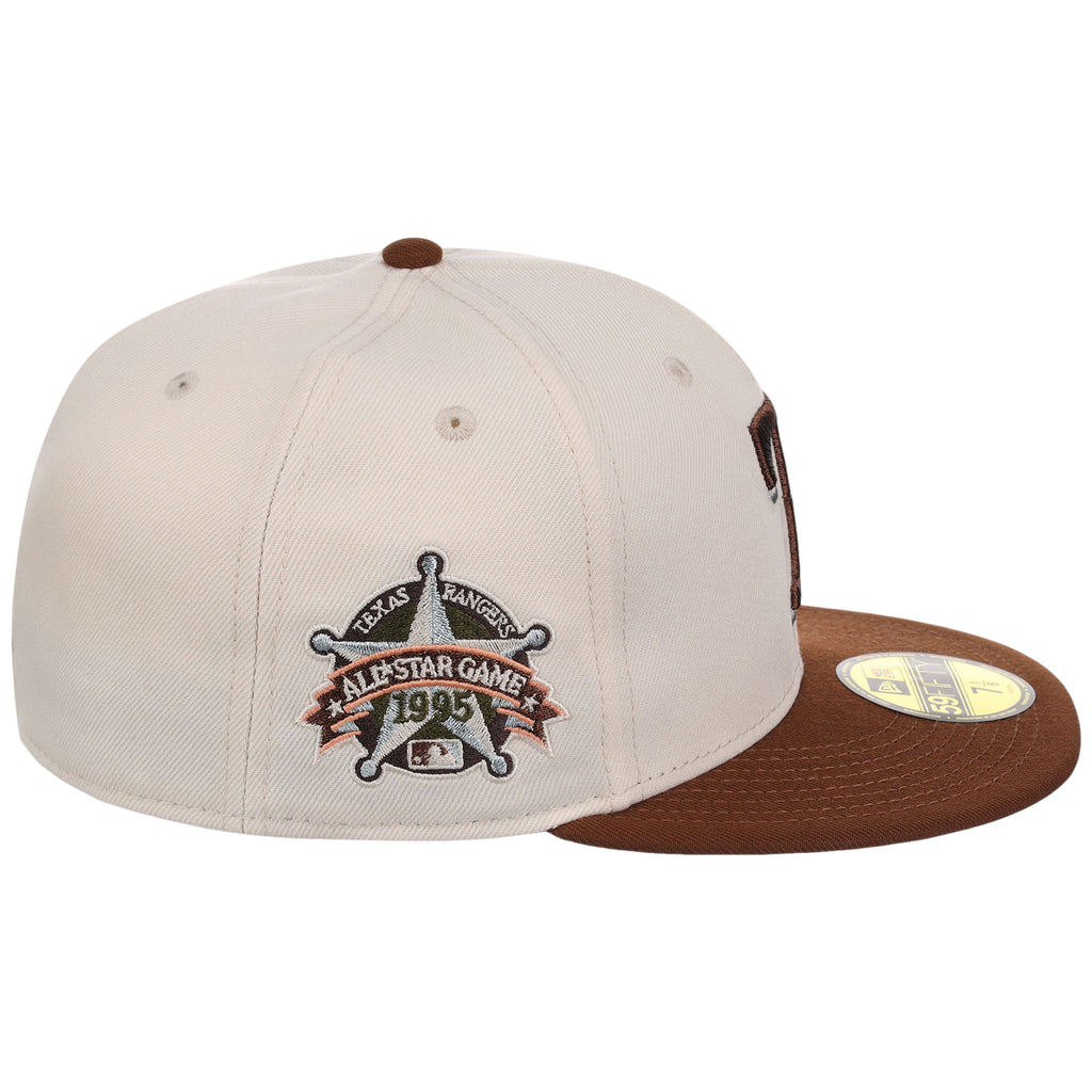 Texas Rangers MLB Auburn Cream New Era 59FIFTY
