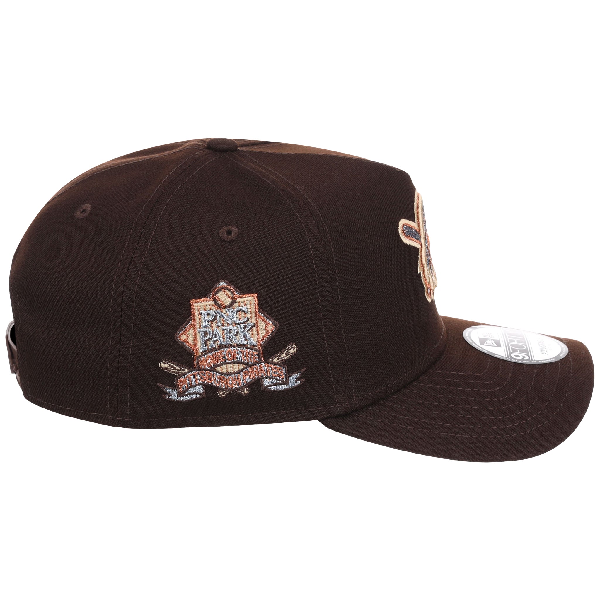 Pittsburgh Pirates MLB Frosted Bark New Era 9FORTY A-Frame