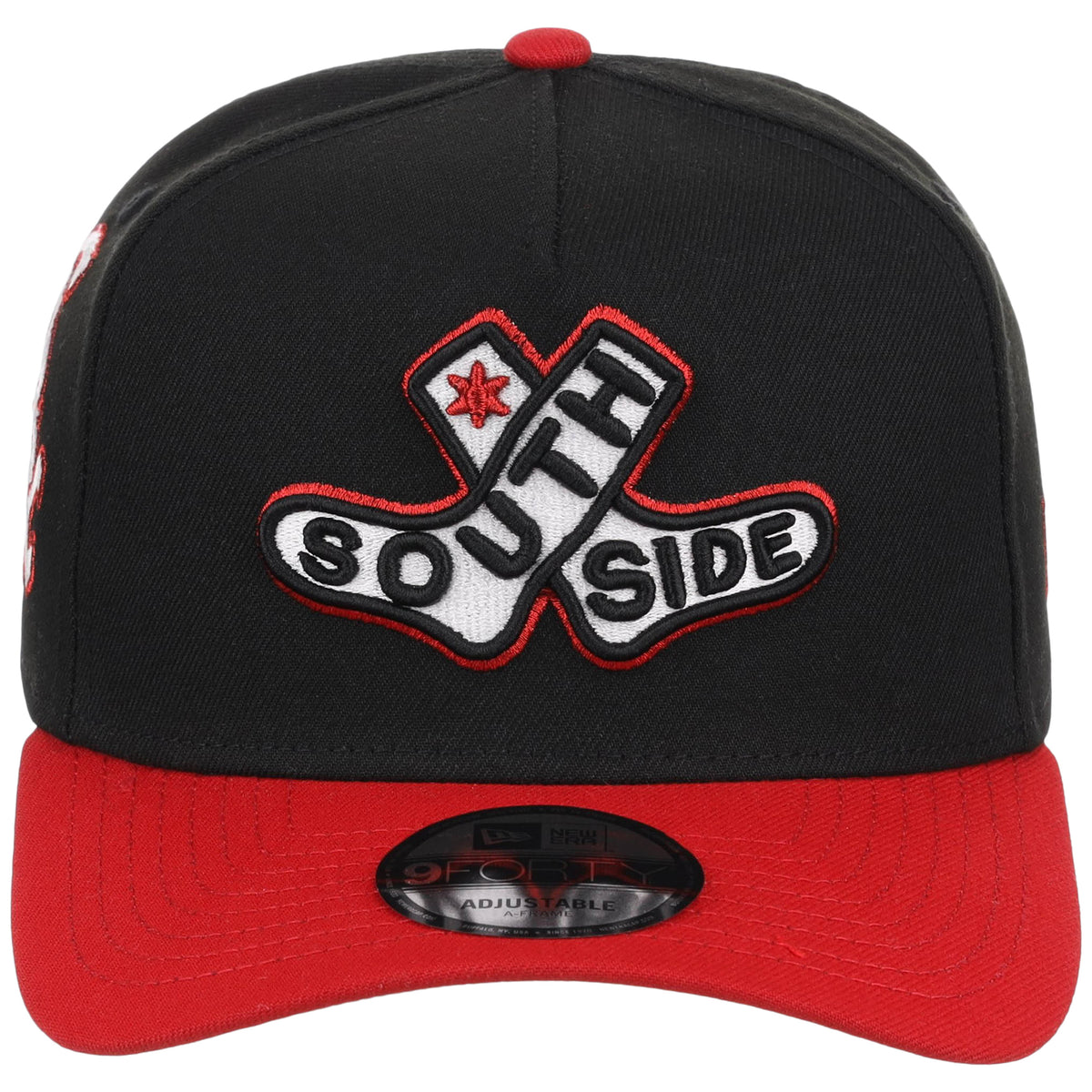 Chicago White Sox (Black/Red) Chicago Southside Crown the City New Era 9FORTY