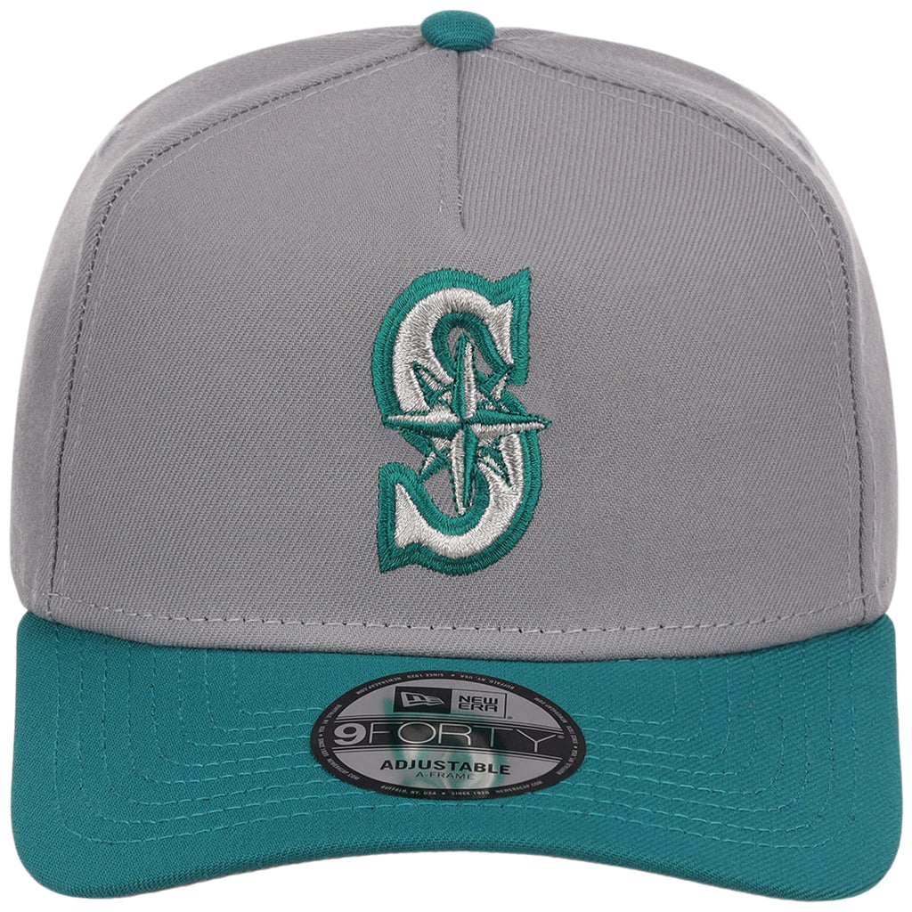 Seattle Mariners MLB Gray OTC FASHION CORE New Era 9FORTY A-Frame