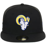 Los Angeles Rams NFL Black Dome New Era 59FIFTY