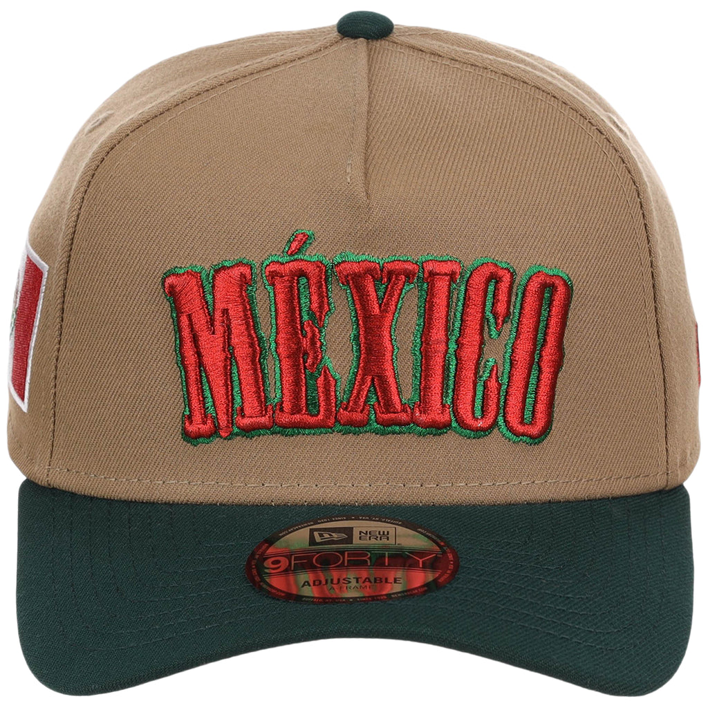 Mexico Independence Day - Crown the Country New Era 9FORTY (Khaki/Dark Green)