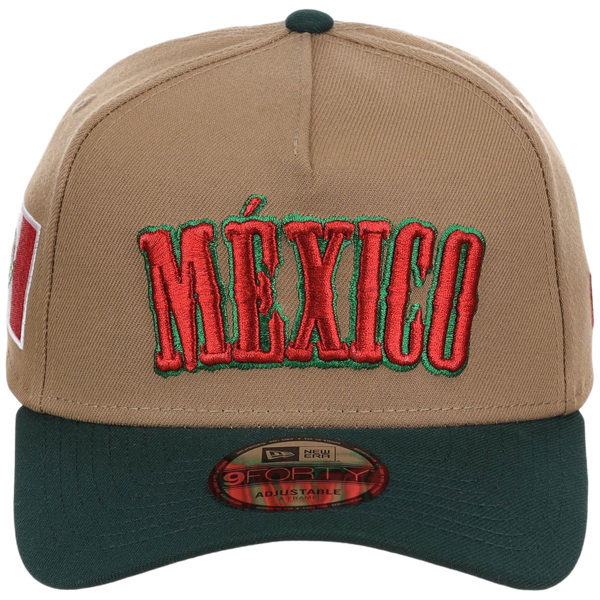 Mexico Independence Day - Crown the Country New Era 9FORTY (Khaki/Dark Green)
