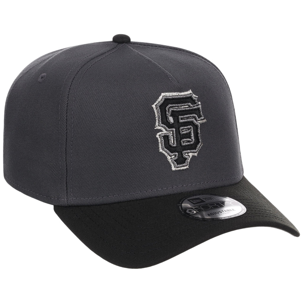 San Francisco Giants MLB Graphite x Black FASHION CORE New Era 9FORTY A-Frame