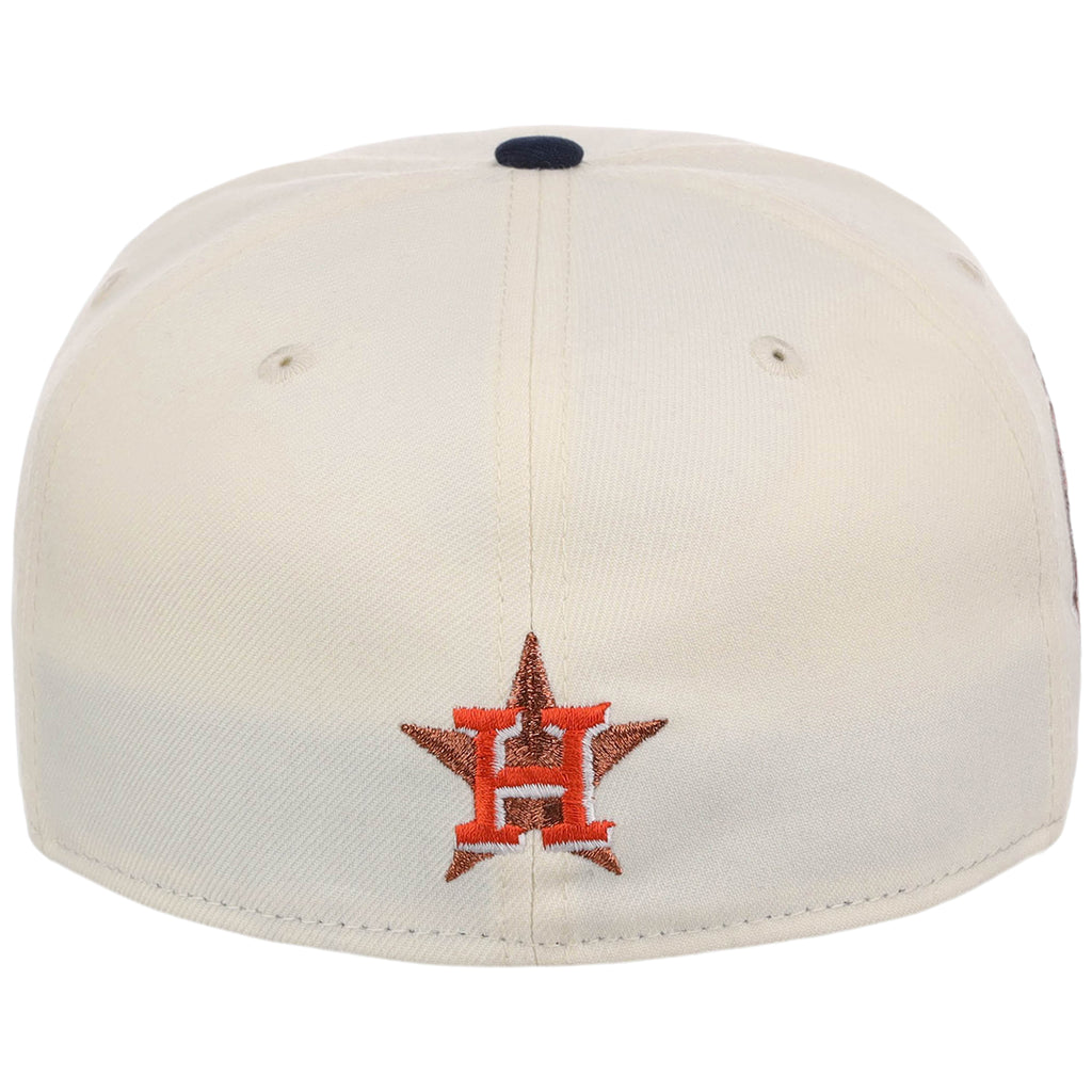 Houston Astros MLB Playing with Fire New Era 59FIFTY (Chrome/Navy)