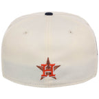 Houston Astros MLB Playing with Fire New Era 59FIFTY (Chrome/Navy)