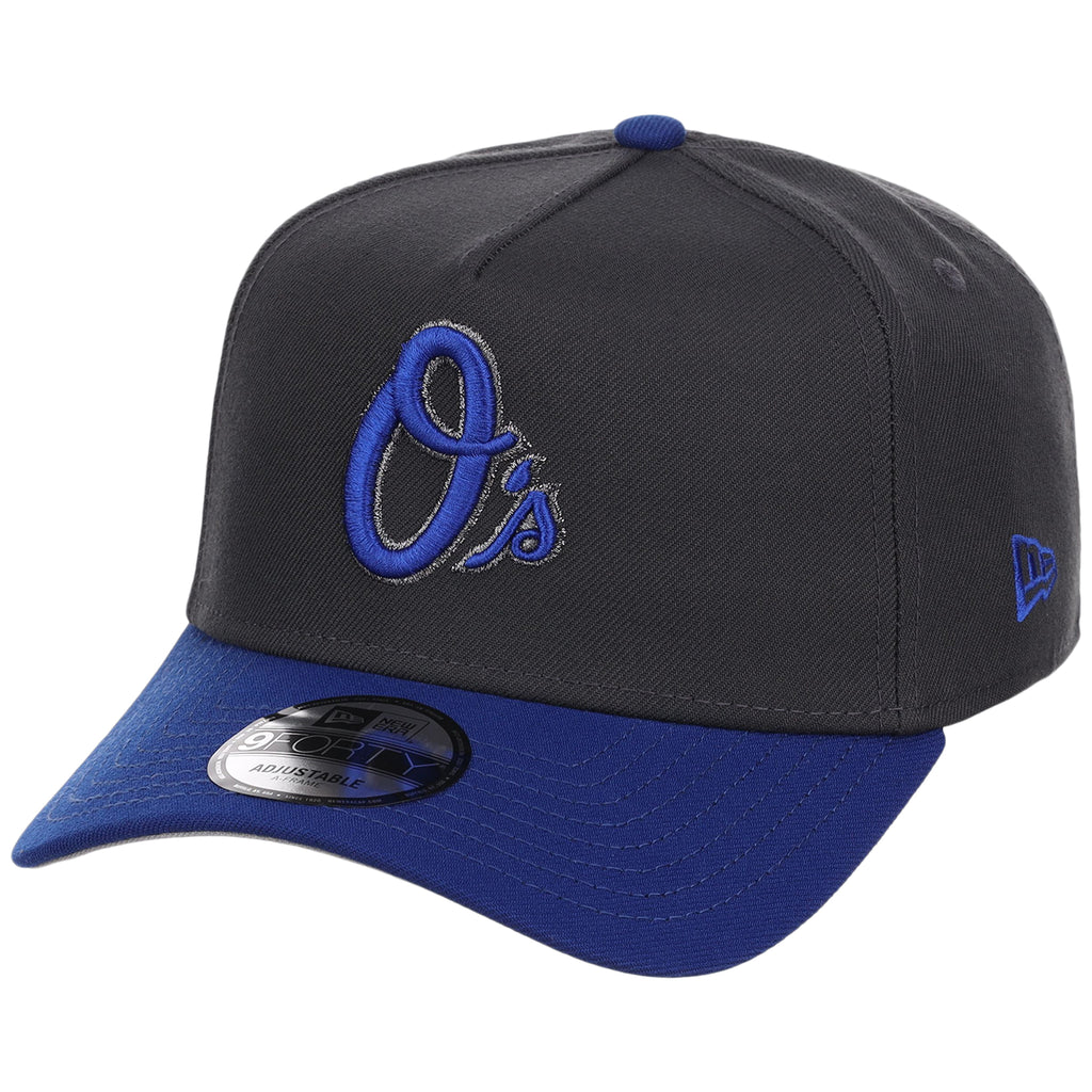Baltimore Orioles MLB Graphite x Royal FASHION CORE New Era 9FORTY A-Frame