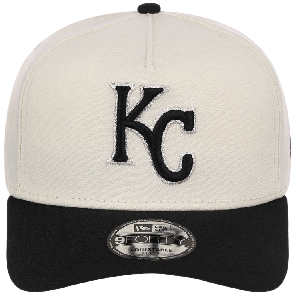Kansas City Royals MLB Chrome x Black FASHION CORE New Era 9FORTY A-Frame