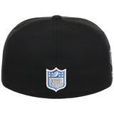 Detroit Lions NFL Black Dome New Era 59FIFTY