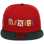 Mexico Independence Day - Crown the Country New Era 59FIFTY (Red/Dark Green)