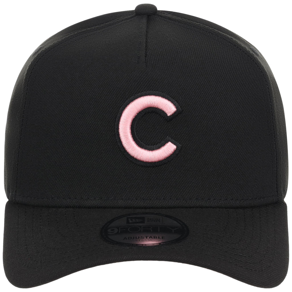 Chicago Cubs MLB Black x Pink FASHION CORE New Era 9FORTY A-Frame