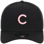 Chicago Cubs MLB Black x Pink FASHION CORE New Era 9FORTY A-Frame