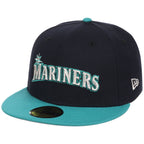 Seattle Mariners Variety Pack New Era 59FIFTY (Navy/Teal) – 4