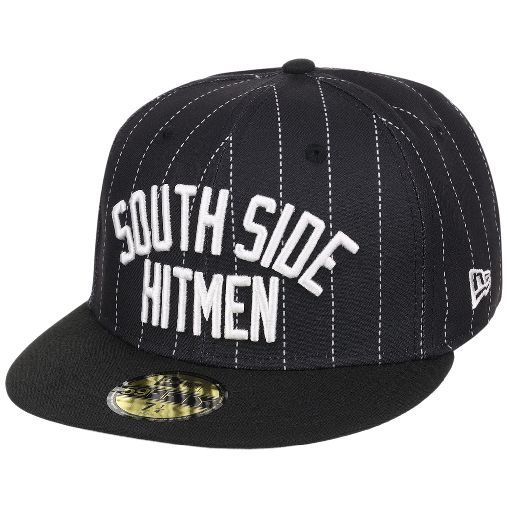 Chicago White Sox (Pinstripe/Black) Chicago Southside Crown the City New Era 59FIFTY