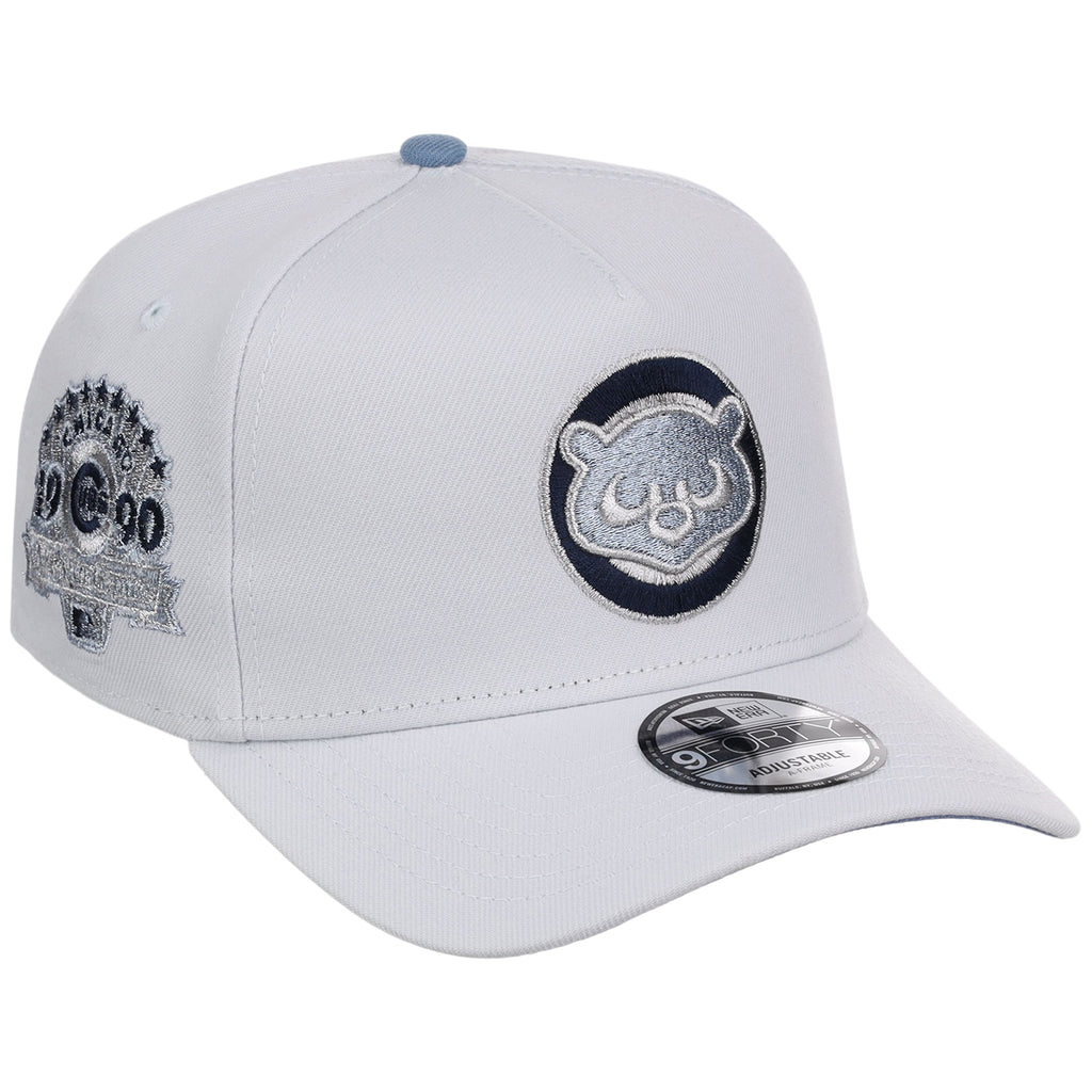 Chicago Cubs MLB Silver Spur New Era 9FORTY A-Frame