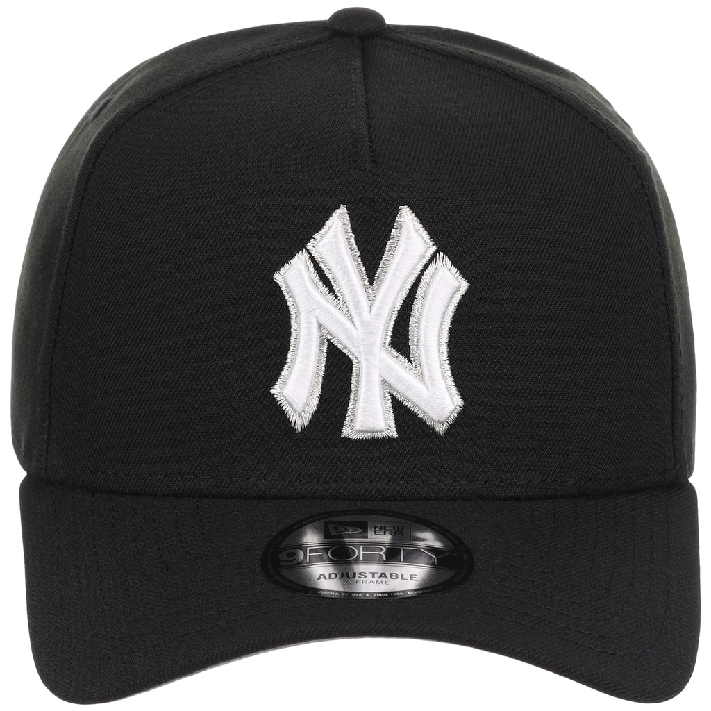 New York Yankees MLB Black x White FASHION CORE New Era 9FORTY A-Frame