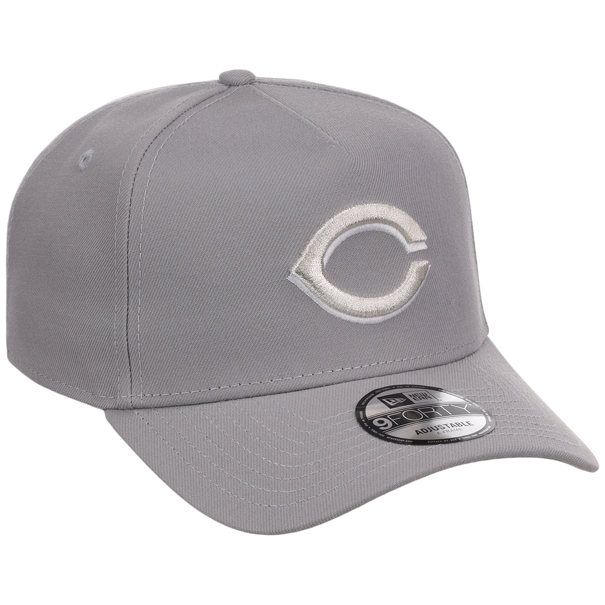 Cincinnati Reds MLB Gray x White FASHION CORE New Era 9FORTY A-Frame
