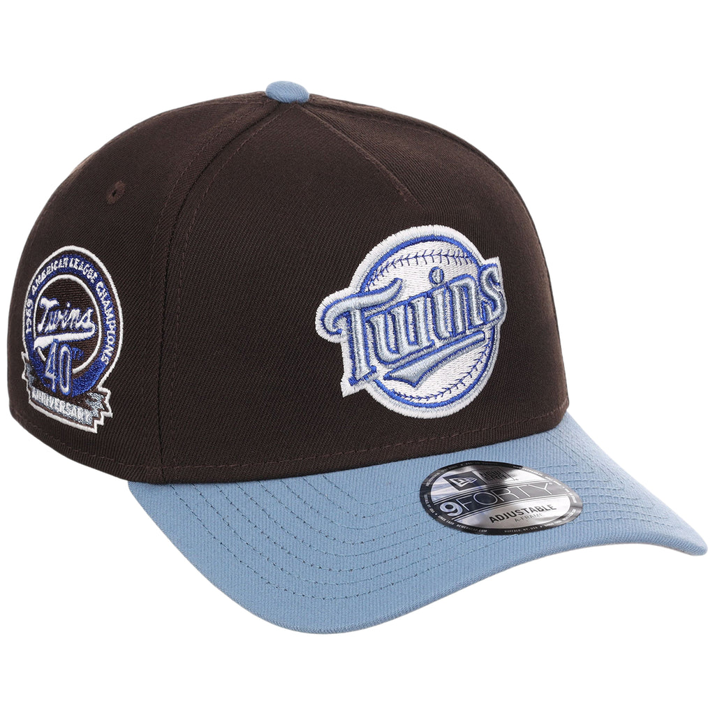 Minnesota Twins MLB Driftwood Fade New Era 9FORTY A-Frame
